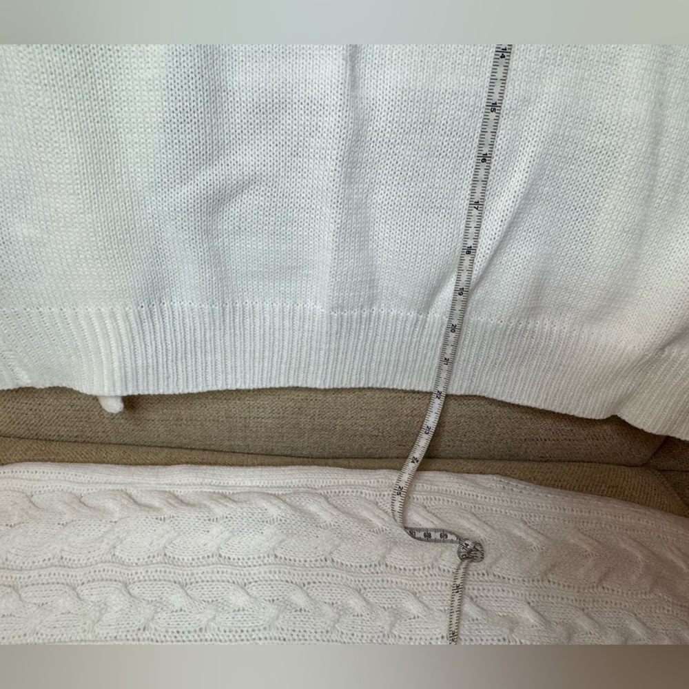 NWT Cable Knit 2-Piece Winter White Sweater Set - Picture 11 of 12
